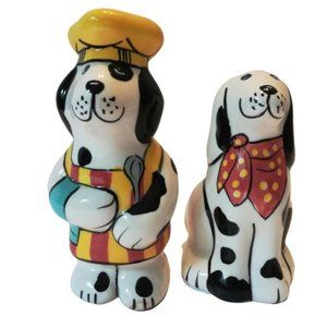 Dalmation Chef Novelty Salt & Pepper Shakers